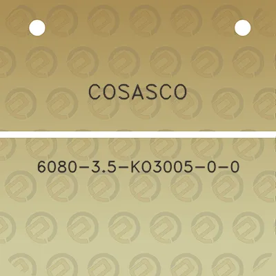 cosasco-6080-35-ko3005-0-0