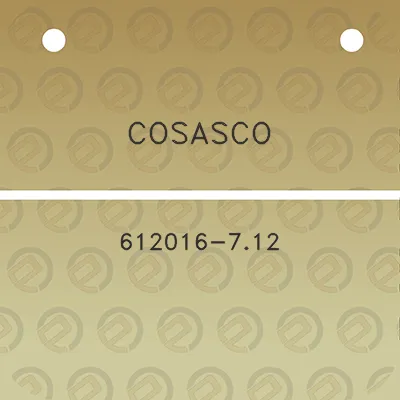 cosasco-612016-712