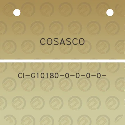 cosasco-ci-g10180-0-0-0-0