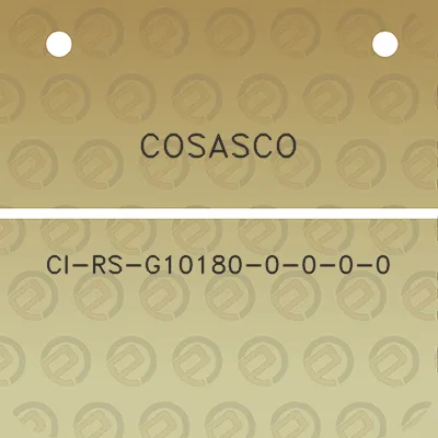 cosasco-ci-rs-g10180-0-0-0-0