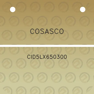 cosasco-cid5lx650300