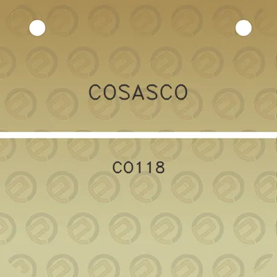 cosasco-co118