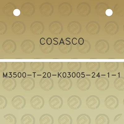 cosasco-m3500-t-20-k03005-24-1-1