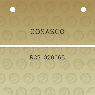 cosasco-rcs-028068