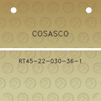 cosasco-rt45-22-030-36-1