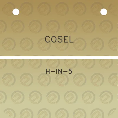 cosel-h-in-5