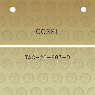 cosel-tac-20-683-d