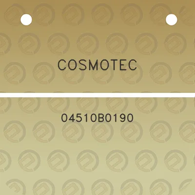 cosmotec-04510b0190