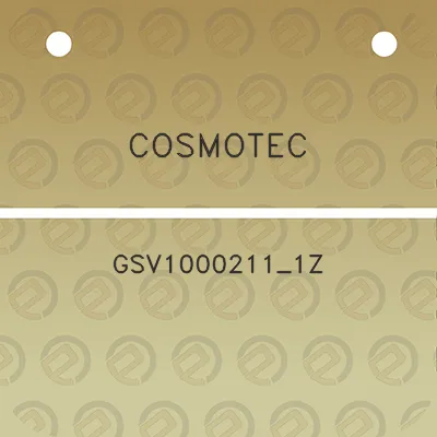 cosmotec-gsv1000211_1z