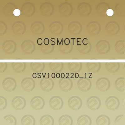 cosmotec-gsv1000220_1z