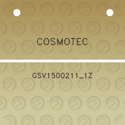 cosmotec-gsv1500211_1z