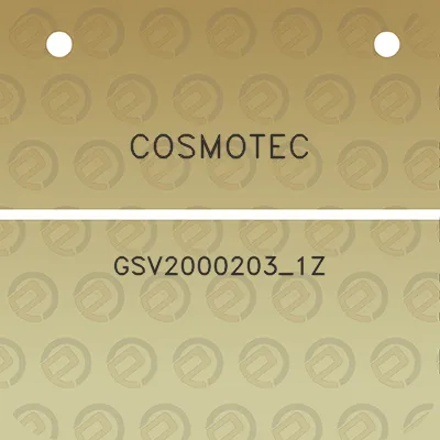 cosmotec-gsv2000203_1z