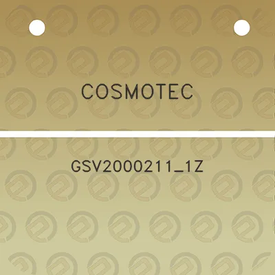 cosmotec-gsv2000211_1z