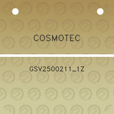 cosmotec-gsv2500211_1z