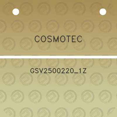 cosmotec-gsv2500220_1z