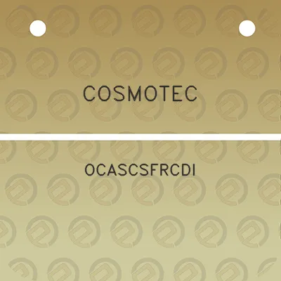 cosmotec-ocascsfrcdi