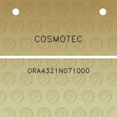 cosmotec-ora4321n071000