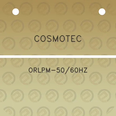 cosmotec-orlpm-5060hz