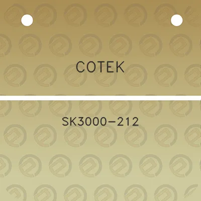 cotek-sk3000-212