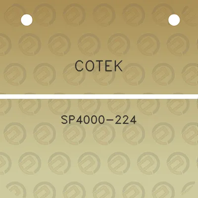 cotek-sp4000-224