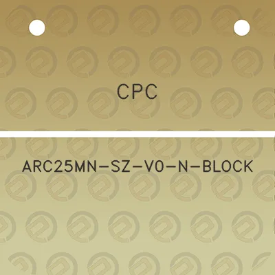 cpc-arc25mn-sz-v0-n-block