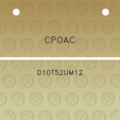 cpoac-d10t52um12