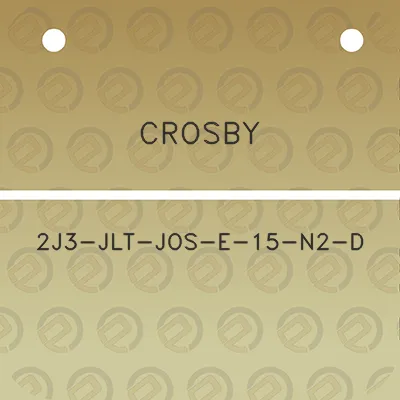 crosby-2j3-jlt-jos-e-15-n2-d