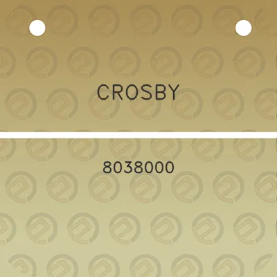 crosby-8038000