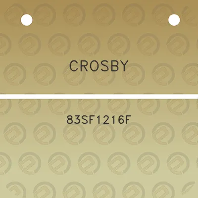 crosby-83sf1216f