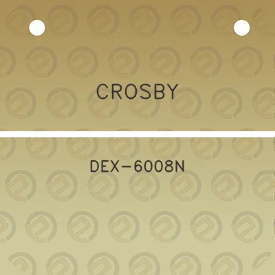 crosby-dex-6008n