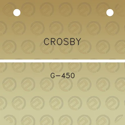 crosby-g-450