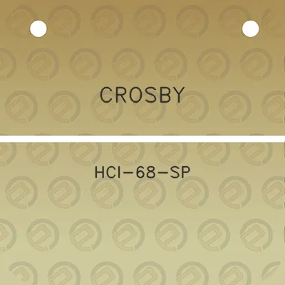 crosby-hci-68-sp