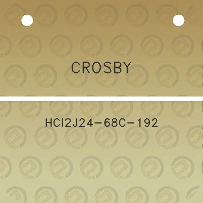 crosby-hci2j24-68c-192