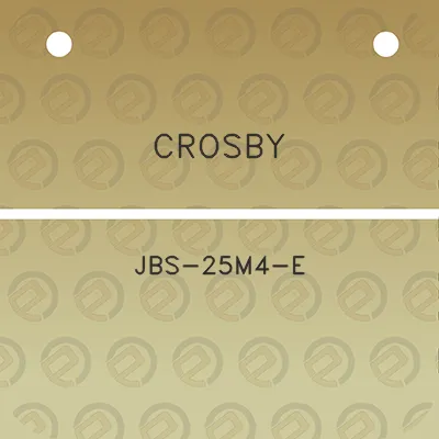 crosby-jbs-25m4-e