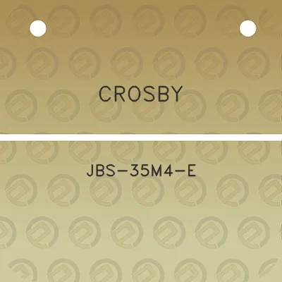 crosby-jbs-35m4-e