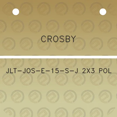 crosby-jlt-jos-e-15-s-j-2x3-pol