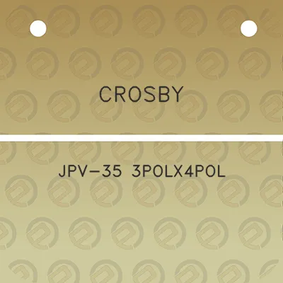 crosby-jpv-35-3polx4pol