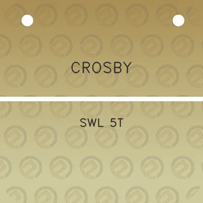 crosby-swl-5t