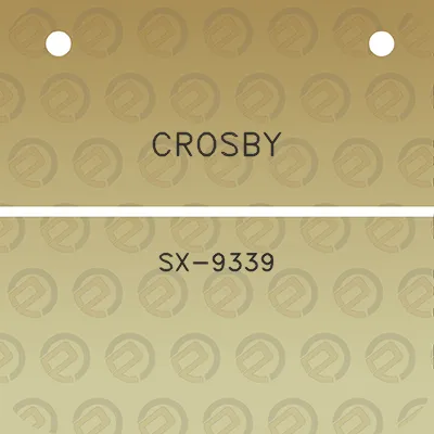 crosby-sx-9339