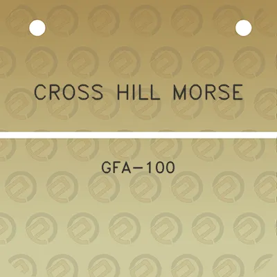 cross-hill-morse-gfa-100