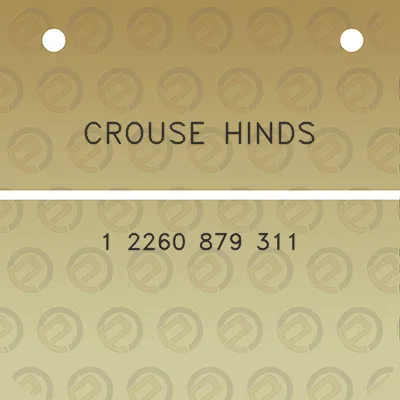 crouse-hinds-1-2260-879-311