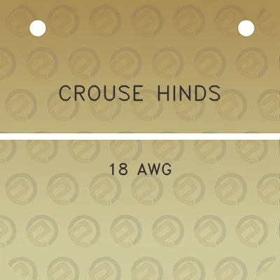 crouse-hinds-18-awg