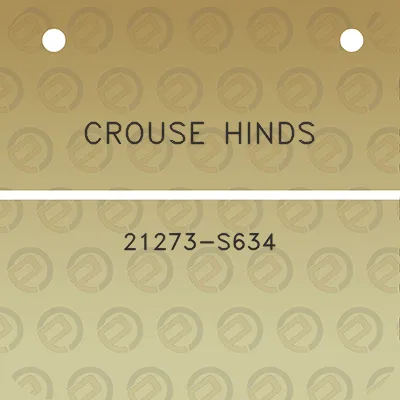 crouse-hinds-21273-s634