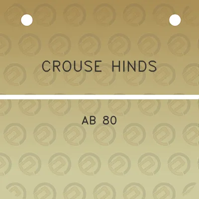 crouse-hinds-ab-80