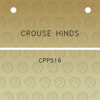 crouse-hinds-cpp516