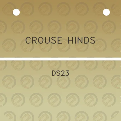 crouse-hinds-ds23