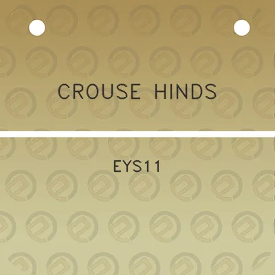 crouse-hinds-eys11