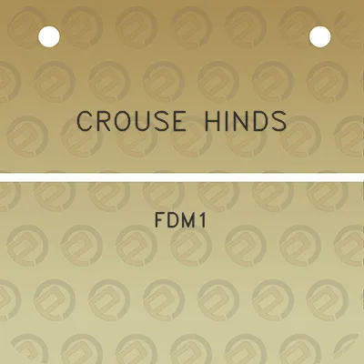 crouse-hinds-fdm1