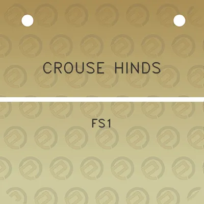 crouse-hinds-fs1