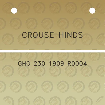 crouse-hinds-ghg-230-1909-r0004